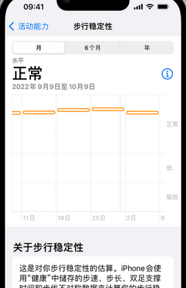 高淳iPhone手机维修如何在iPhone开启'步行稳定性通知'